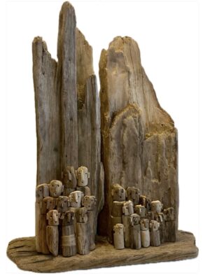 BOURLIER Marc, L'entrée de la grotte, D 9