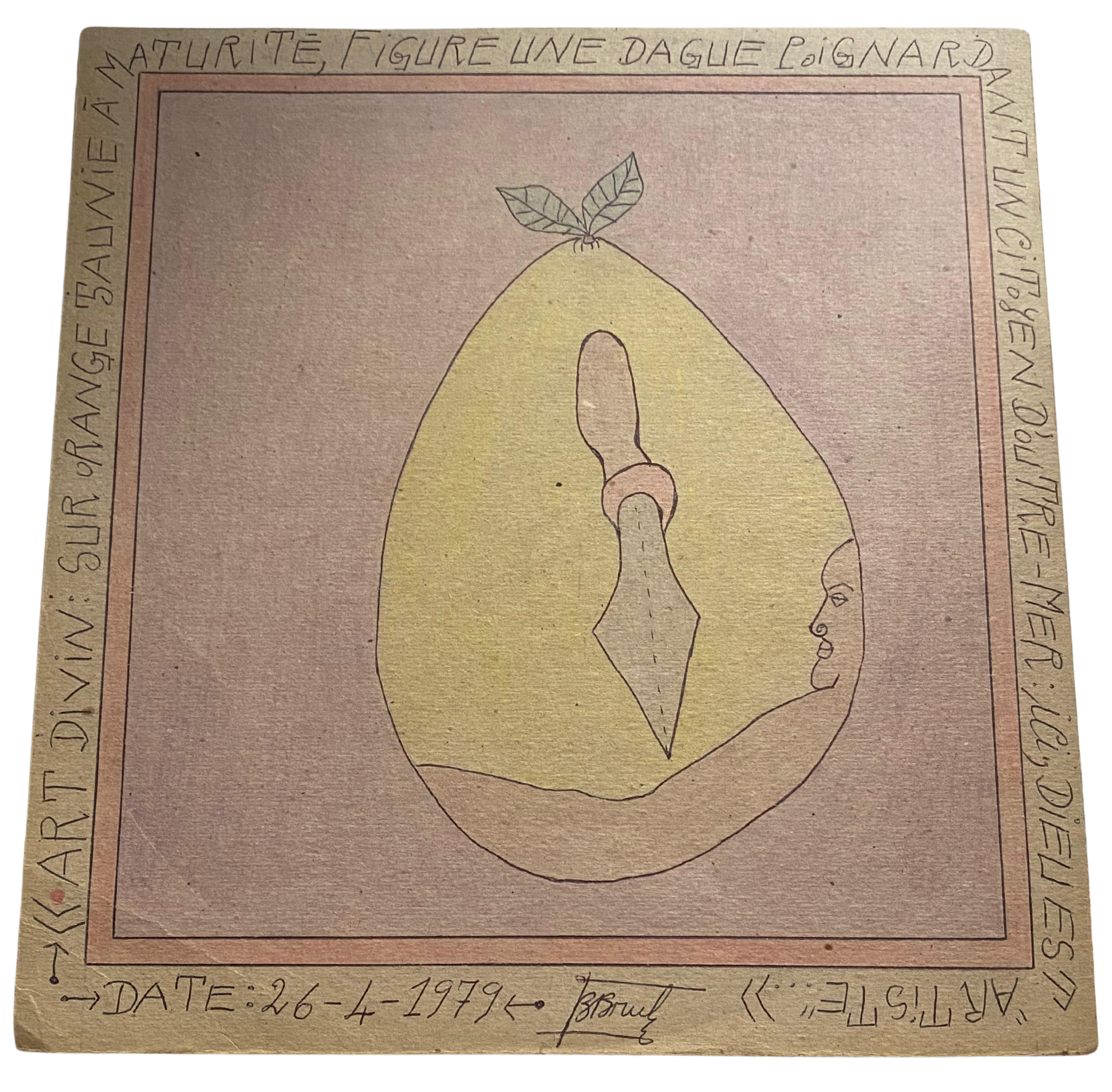 Frédéric Bruly BOUABRE-Art divin P 57