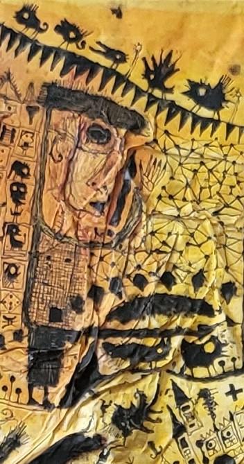 Philippe Azema. Jaune chose chez les gais autochtones ( Vent évite piège). P 1 – Image 3