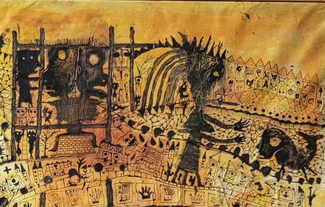 Philippe Azema. Jaune chose chez les gais autochtones ( Vent évite piège). P 1 – Image 5