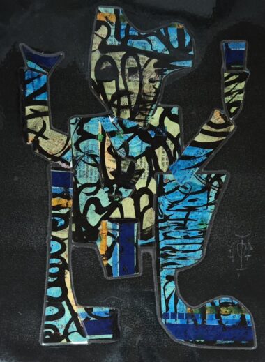 CICOLANI Davide, "Sans titre" Dessin plastifié