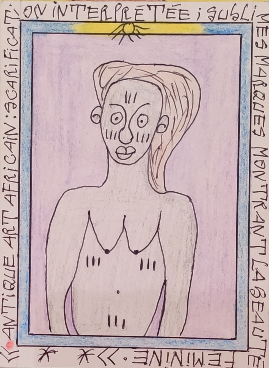 Frédéric Bruly BOUABRE-Série Scarifications P 50 – Image 5