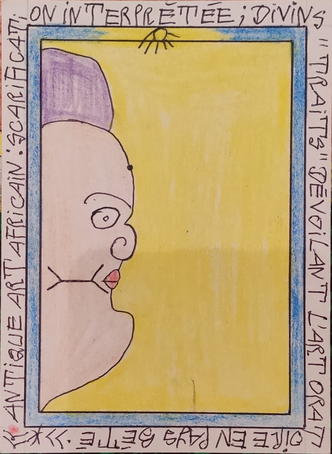 Frédéric Bruly BOUABRE-Série Scarifications P 50 – Image 3