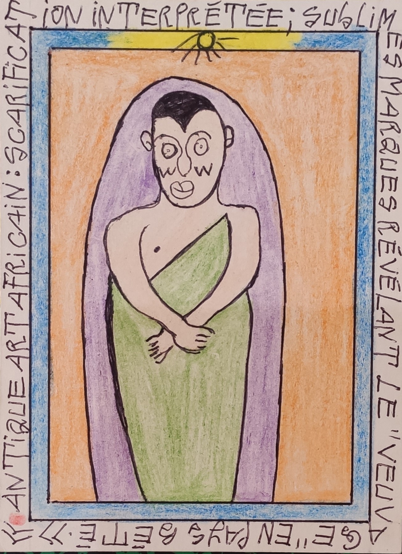 Frédéric Bruly BOUABRE-Série Scarifications P 50 – Image 2