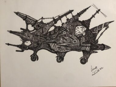 LICCIA Dominique, "Sans titre" D 56