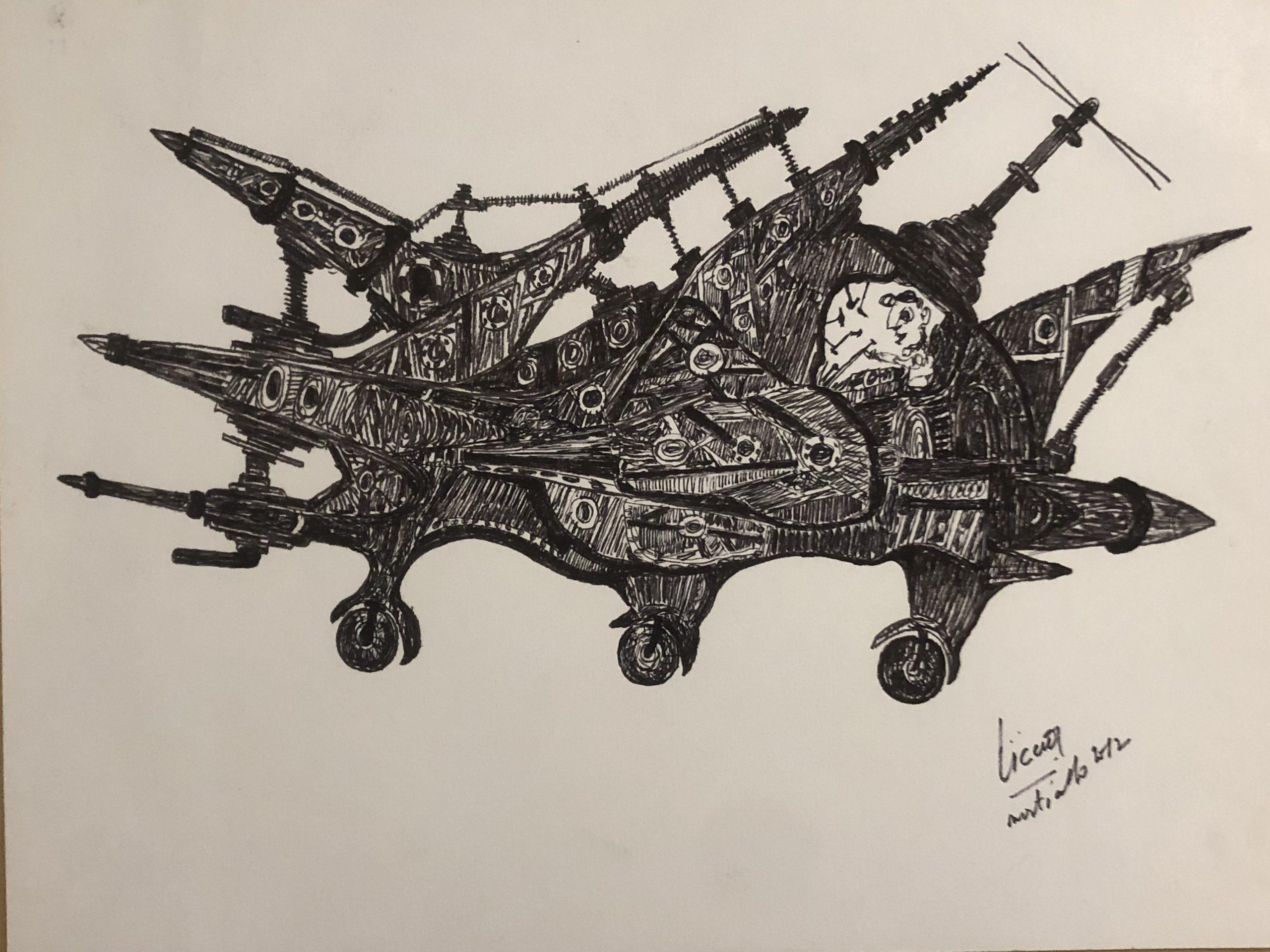 LICCIA Dominique, "Sans titre" D 56