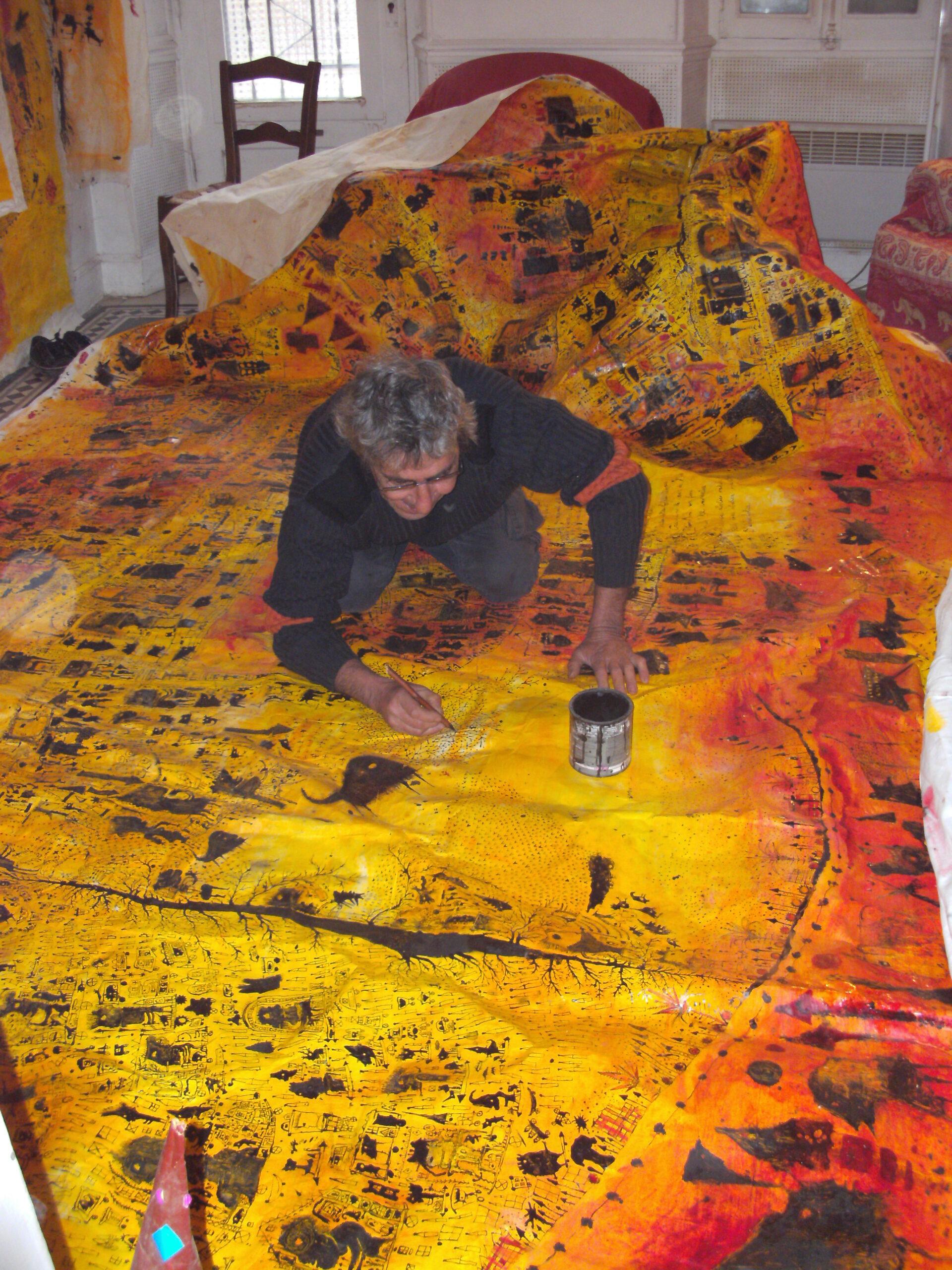 Philippe Azema. Jaune chose chez les gais autochtones ( Vent évite piège). P 1 – Image 2