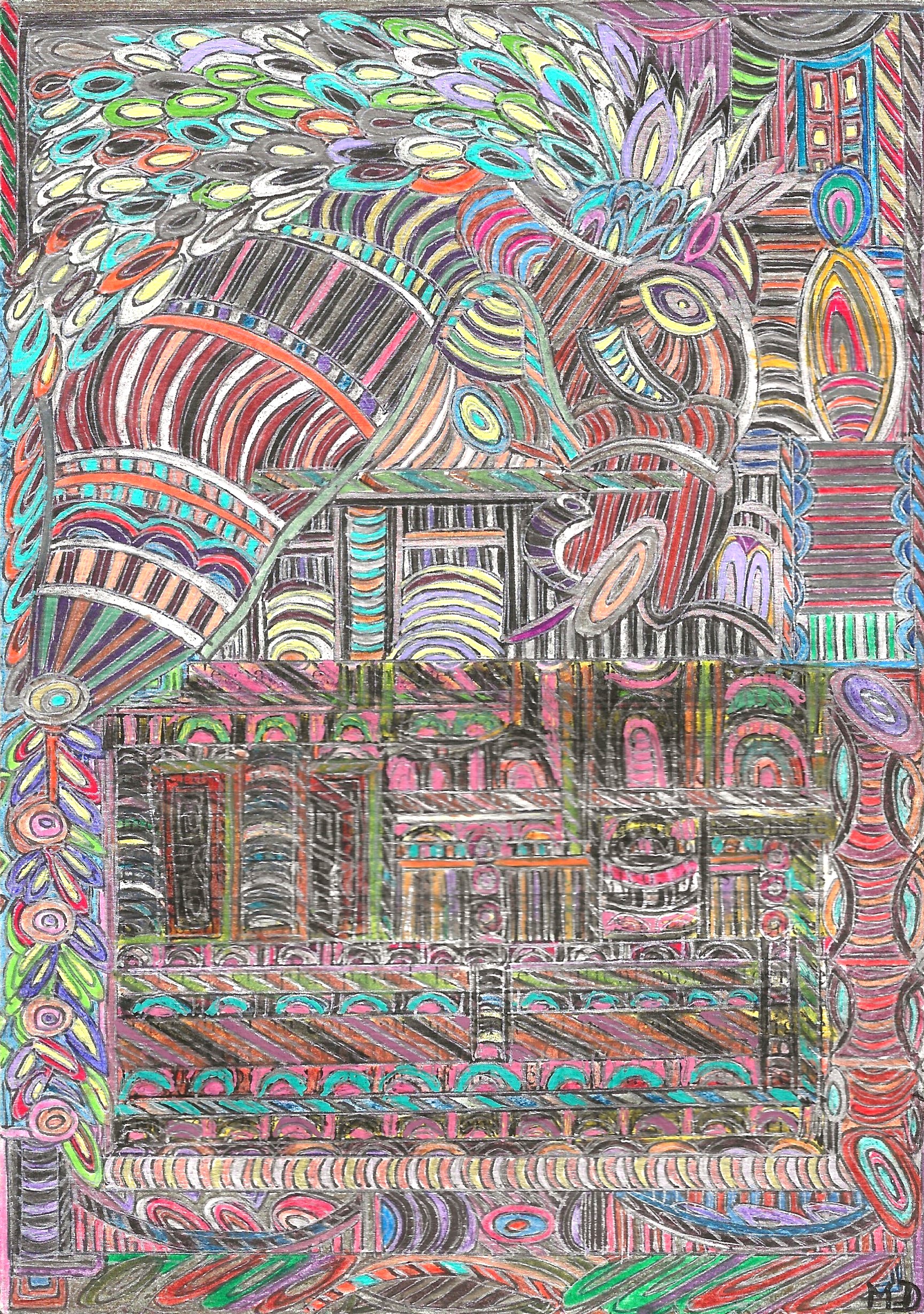 David Mazin, Dessin recto verso, P 4