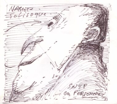 PONS Louis . Dessin sur enveloppe P 20