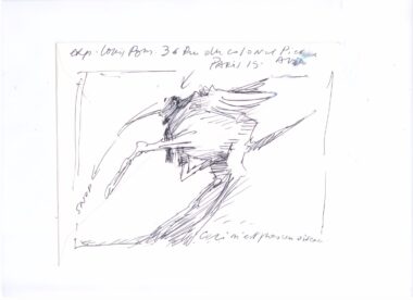 PONS Louis . Dessin sur enveloppe P 29