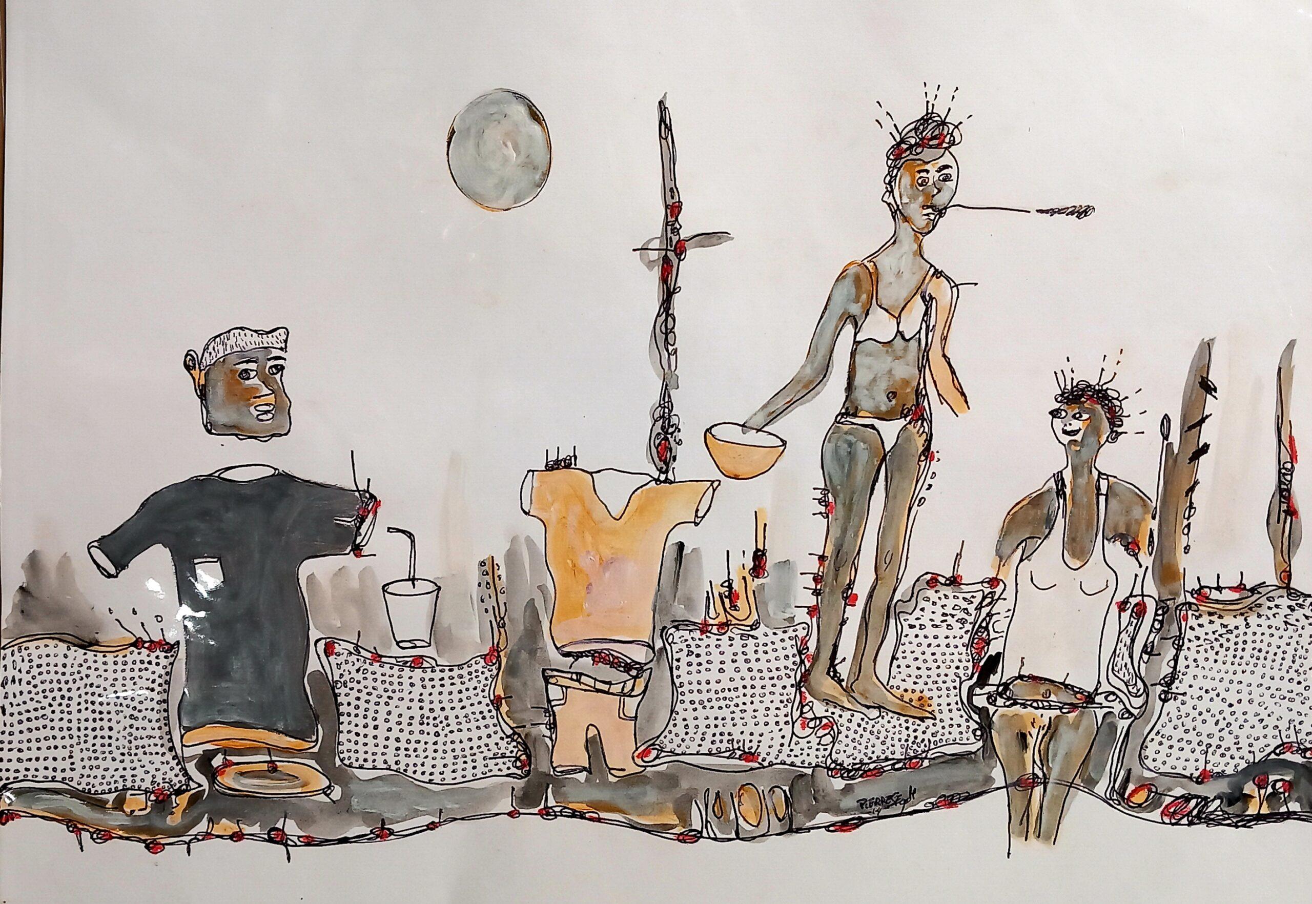 Pierre SEGOH - Sans titre D 9 VENDU