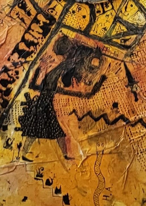 Philippe Azema. Jaune chose chez les gais autochtones ( Vent évite piège). P 1 – Image 6