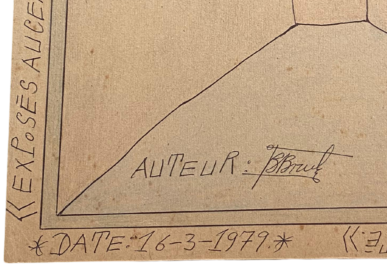 Frédéric Bruly BOUABRE-Exposés aucentre du village,en pèriode de rejouissances P 65 – Image 2