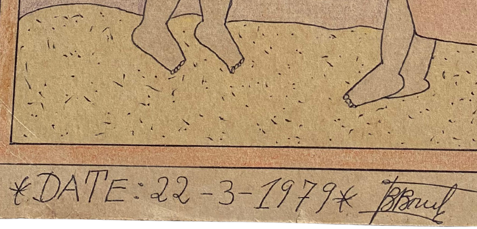 Frédéric Bruly BOUABRE-Le génie humain invente P 64 – Image 4