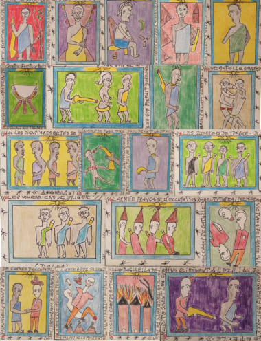 Frédéric Bruly BOUABRE-Série Zokougbeuly P 49