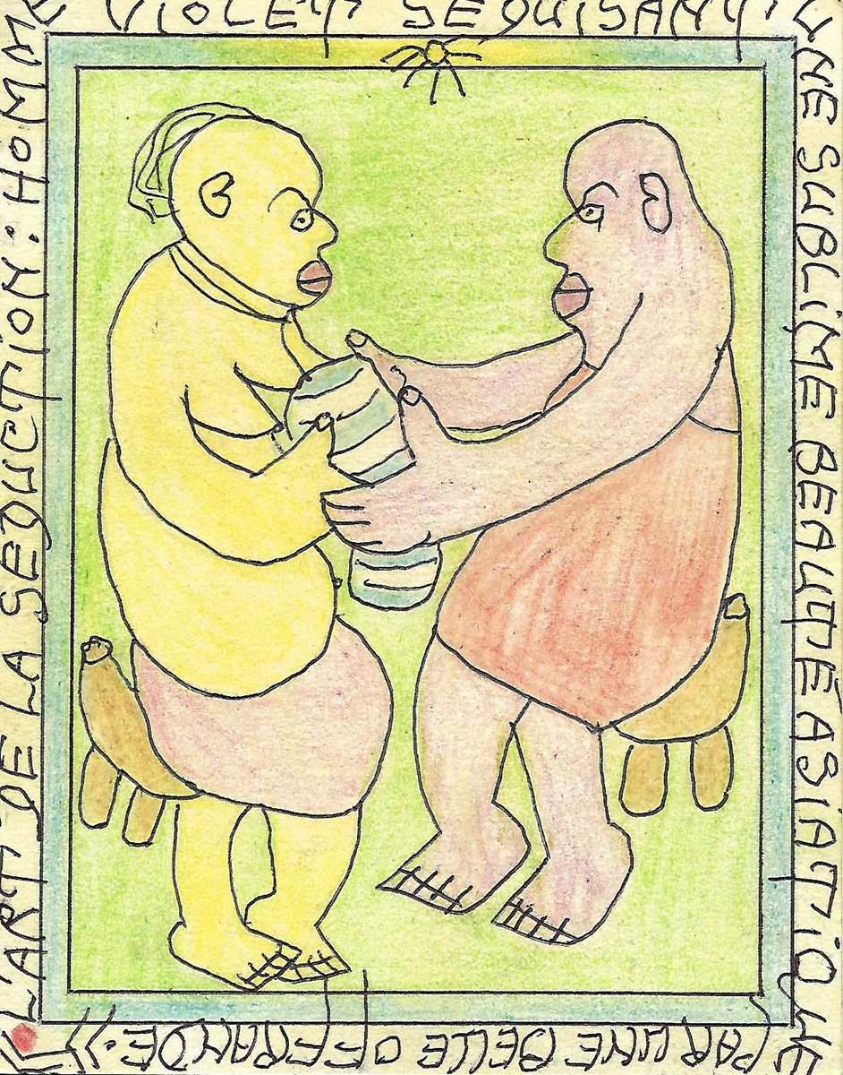 BOUABRE Frédéric Bruly ,Art africain pris sur un fruit. P 7 – Image 31