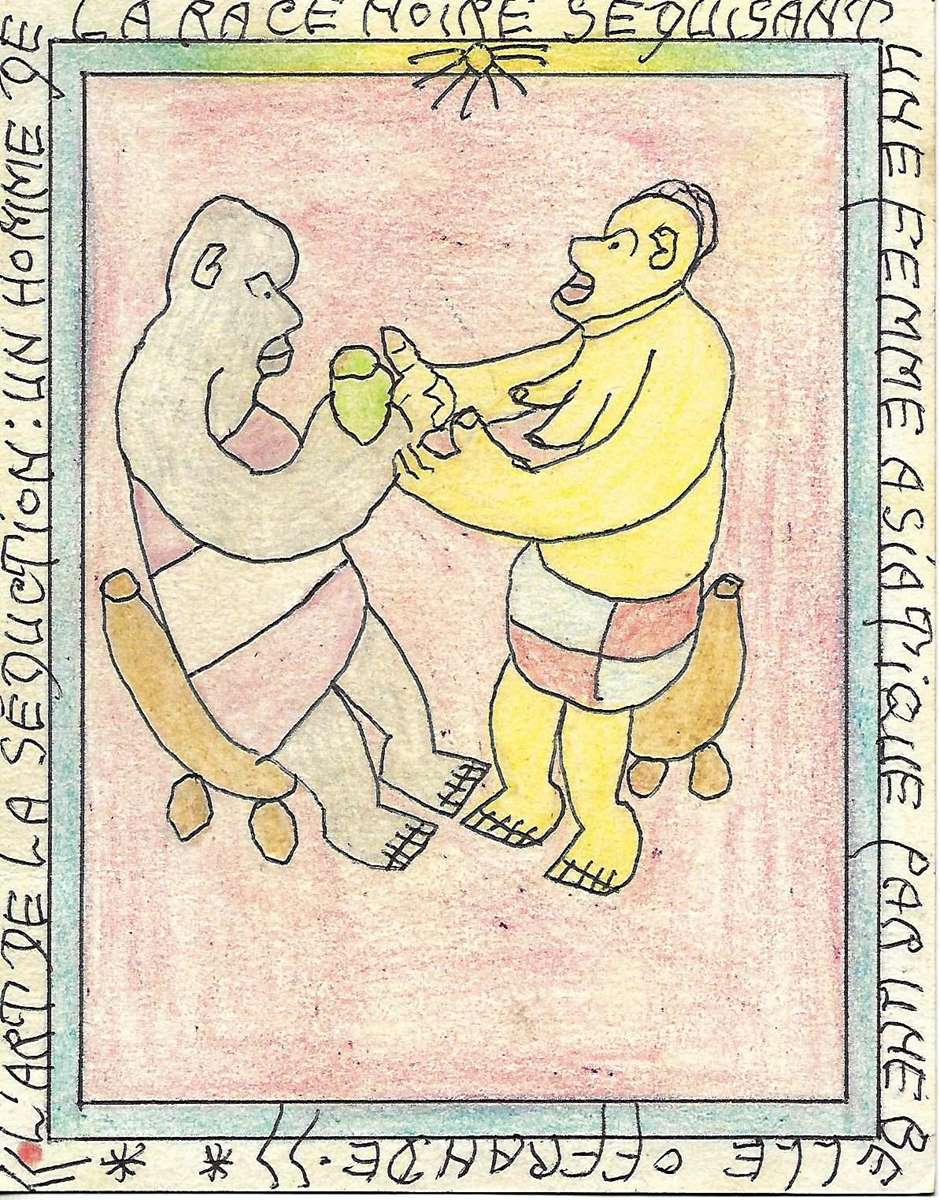 BOUABRE Frédéric Bruly ,Art africain pris sur un fruit. P 7 – Image 35