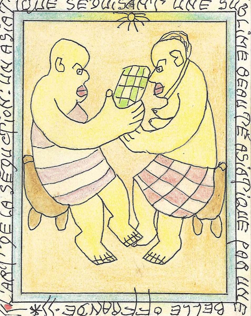 BOUABRE Frédéric Bruly ,Art africain pris sur un fruit. P 7 – Image 34