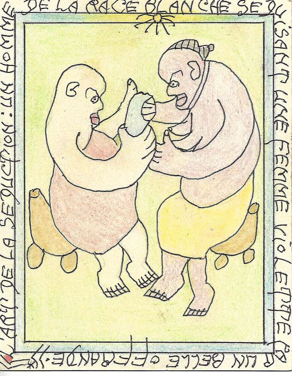 BOUABRE Frédéric Bruly ,Art africain pris sur un fruit. P 7 – Image 36