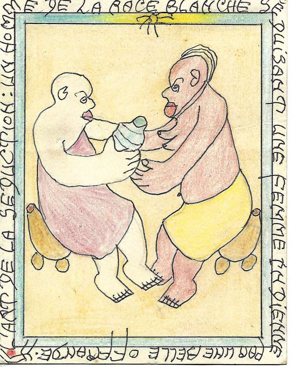 BOUABRE Frédéric Bruly ,Art africain pris sur un fruit. P 7 – Image 26