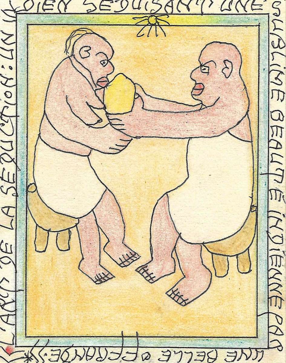 BOUABRE Frédéric Bruly ,Art africain pris sur un fruit. P 7 – Image 24