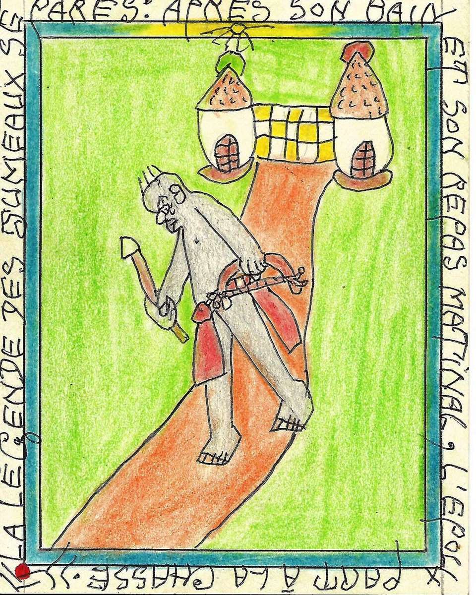 BOUABRE Frédéric Bruly ,Art africain pris sur un fruit. P 7 – Image 14