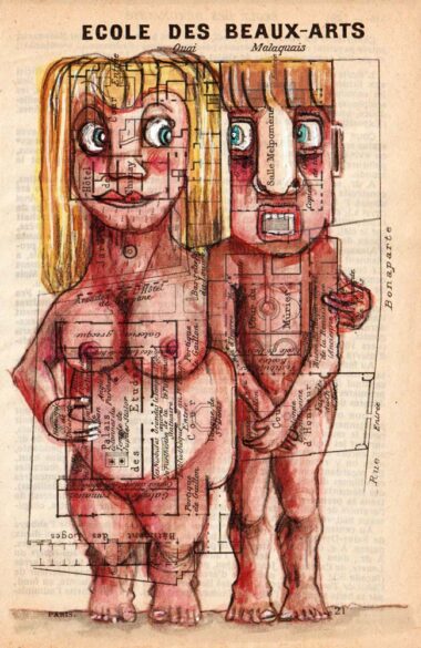 Marcoleptique, l'artiste et son modèle, P 1