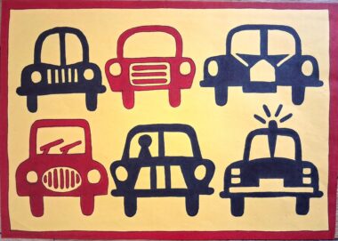 Ian PYPER " Cars ( Yellow, Black, Red)" P 10