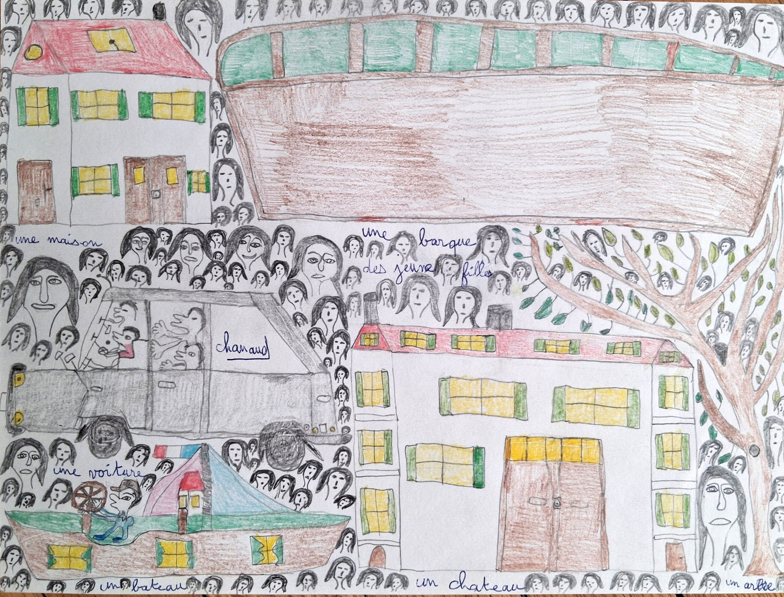 Thierry CHANAUD " Une barque, des jeunes filles " P 2