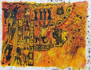 Philippe Azema." Axe des cent crayons" . P11