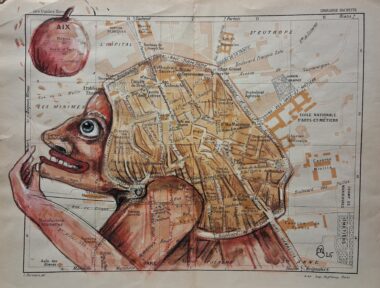 Marcoleptique, La vieille dame et La pomme 1947, D10