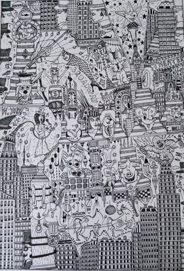 Jean Pierre Nadau. Dessin . P14