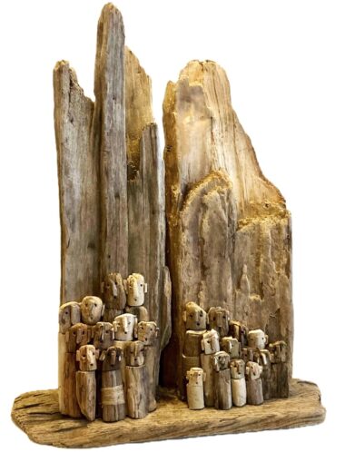 Marc BOULIER, L'entrée de la grotte, P12