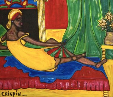 Roberto Crispin Sarrra "Mulata esperando al artista" (Cuba)  P9a