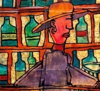 CICOLANI Davide - Série Cartes - Le bar mexicain 8 – Image 3