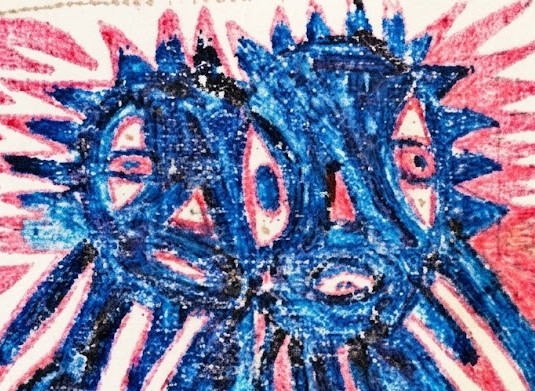 Guyodo (Frantz Jacques). dessin sur sac en plastique 3, 17 – Image 3
