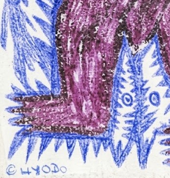 Guyodo (Frantz Jacques). dessin sur sac en plastique 4, 19 – Image 3
