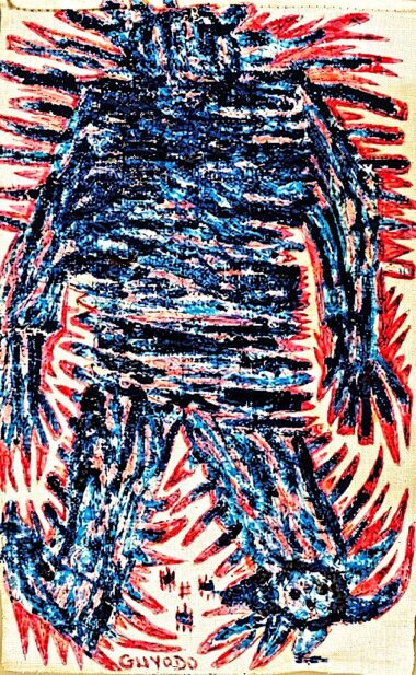 Guyodo (Frantz Jacques). dessin sur sac en plastique 2, 16