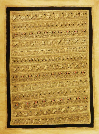 INDE, Madhubani, Pradeep Paswan, Tatouages. MDI 223