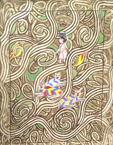 INDE, Tribu Oraon, Agnesh Kerketta, Lakeda . ORA 002