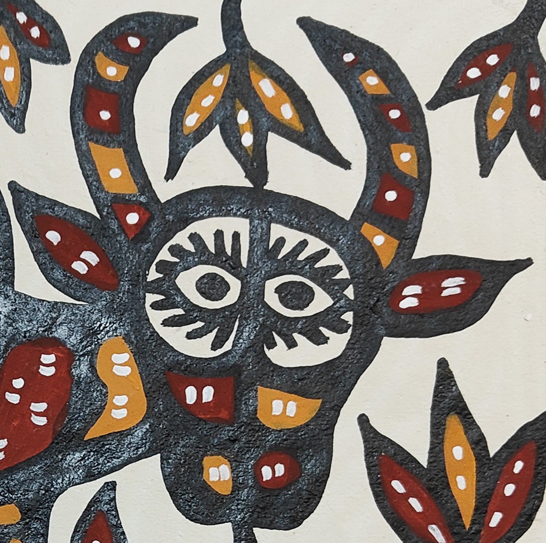 INDE, Tribu Hazaribagh, Anita Devi, Vache et serpents, SOH 021 – Image 2