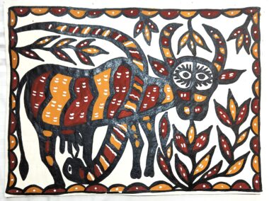 INDE, Tribu Hazaribagh, Anita Devi, Vache et serpents, SOH 021