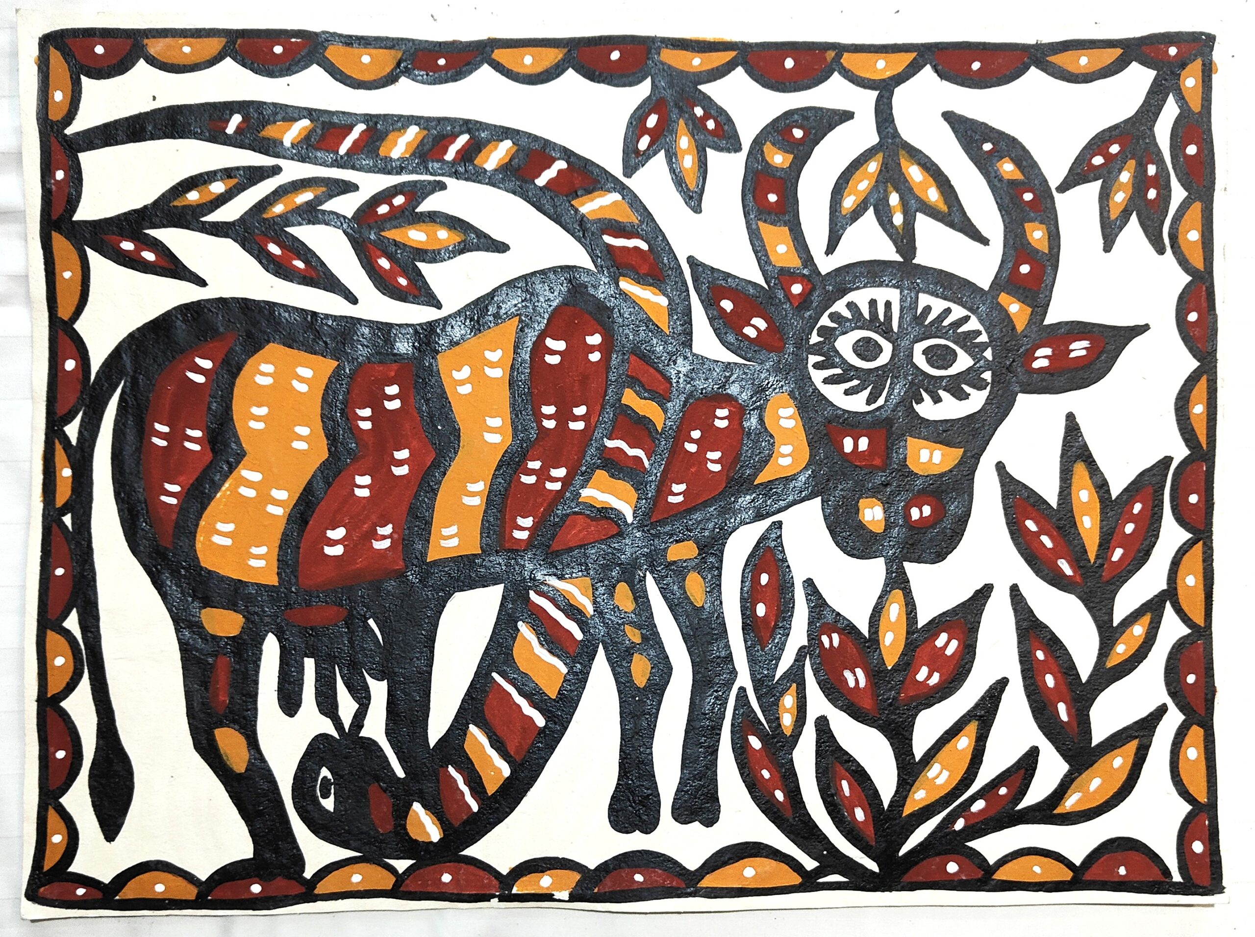 INDE, Tribu Hazaribagh, Anita Devi, Vache et serpents, SOH 021